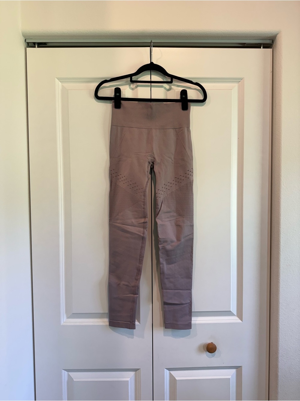 Varley Mauve Gray High-Waist Leggings